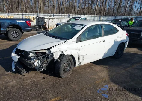 2014 Toyota Corolla Le из США, поврежденный, VIN 2T1BURHE2EC189961
